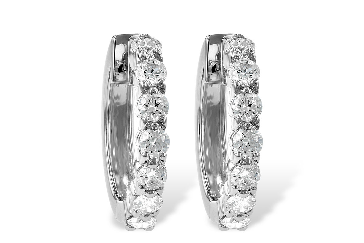 A028-75831: EARRINGS 1.00 CT TW