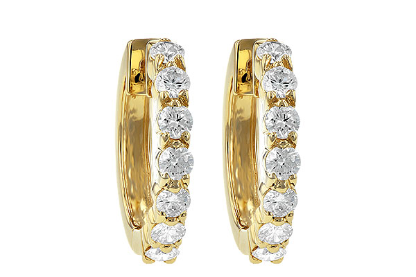 A028-75831: EARRINGS 1.00 CT TW