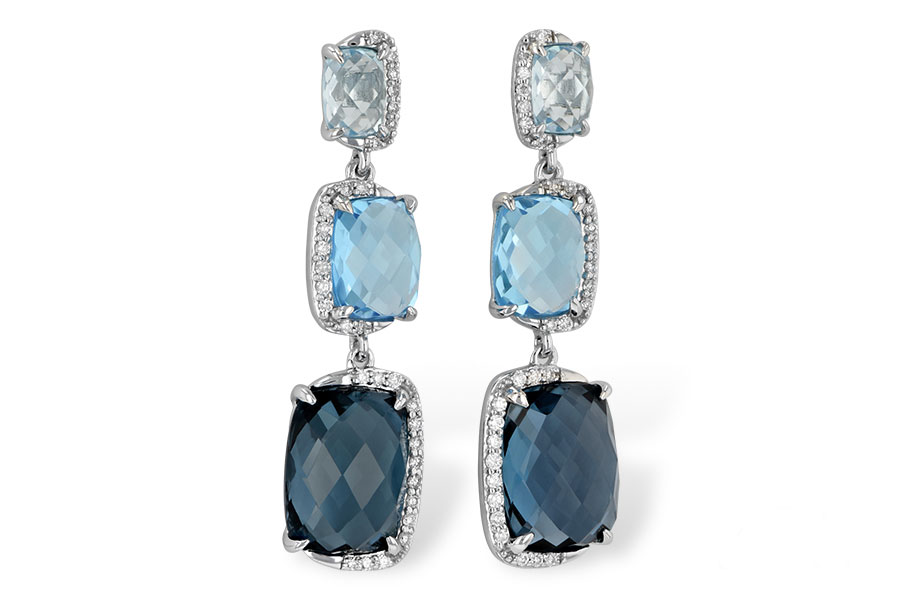 A216-06777: EARR 12.37 BLUE TOPAZ 12.66 TGW