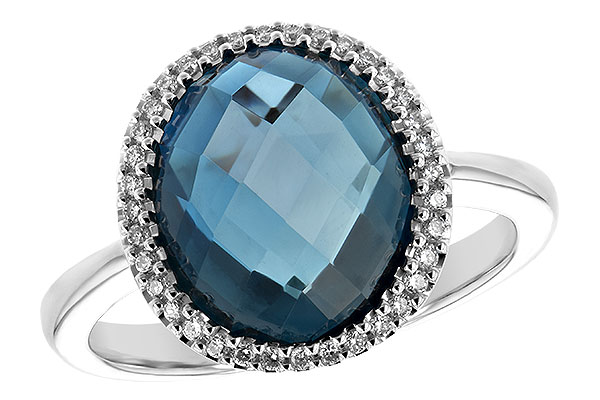 A216-93104: LDS RG 5.31 LONDON BLUE TOPAZ 5.45 TGW