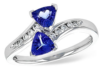 A217-82268: LDS RG .77 TW TANZANITE .90 TGW