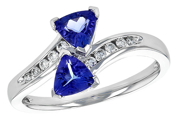 A217-82268: LDS RG .77 TW TANZANITE .90 TGW