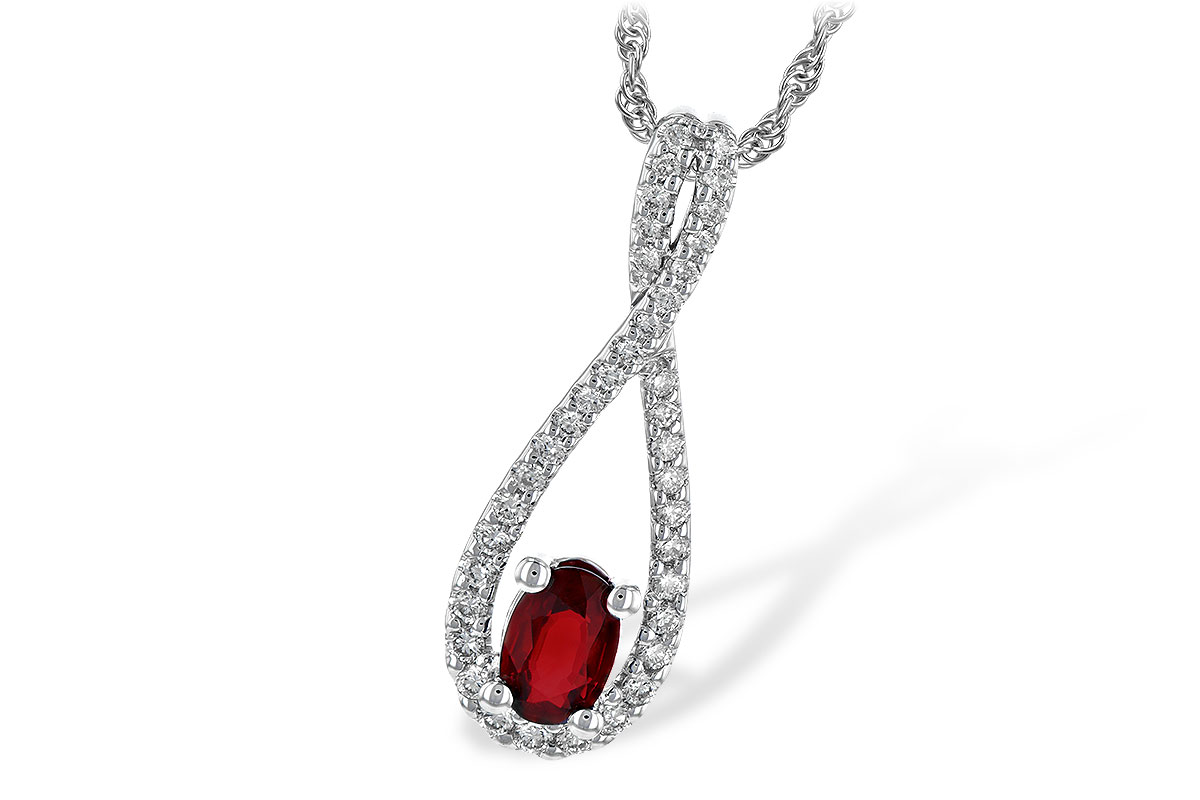 A217-84031: NECK .50 RUBY .74 TGW