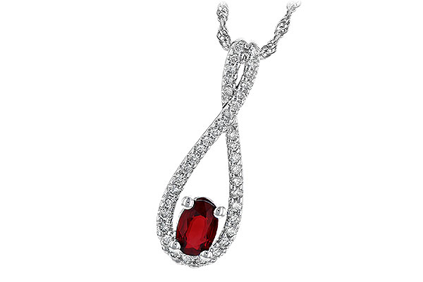 A217-84031: NECK .50 RUBY .74 TGW