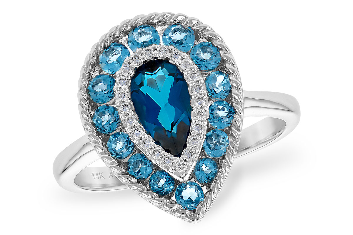 A217-85895: LDS RG 1.52 TW BLUE TOPAZ 1.60 TGW