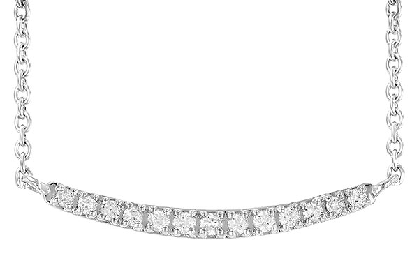 A217-87677: NECKLACE .10 TW (13 STONES)