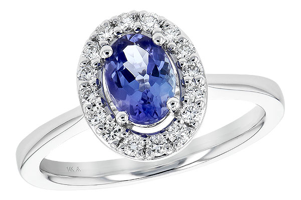 A217-88613: LDS RG .73 TANZANITE .97 TGW