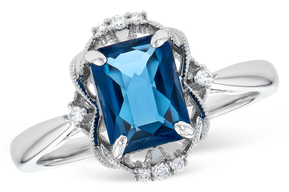 A300-57668: LDS RG 1.70 LONDON BLUE TOPAZ 1.76 TGW