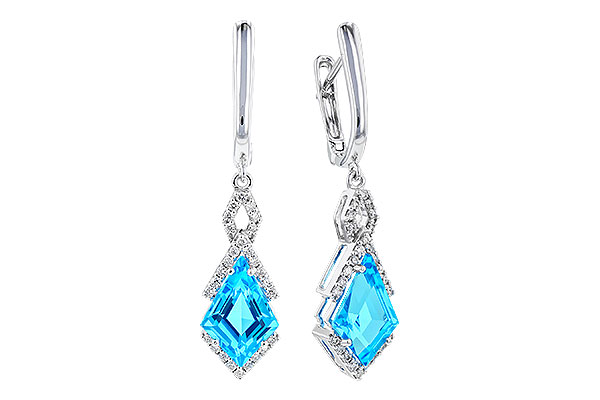 A301-47677: EARR 2.72 TW BLUE TOPAZ 2.90 TGW