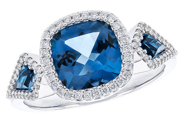 A301-48577: LDS RG 2.46 TW LONDON BLUE TOPAZ 2.72 TGW