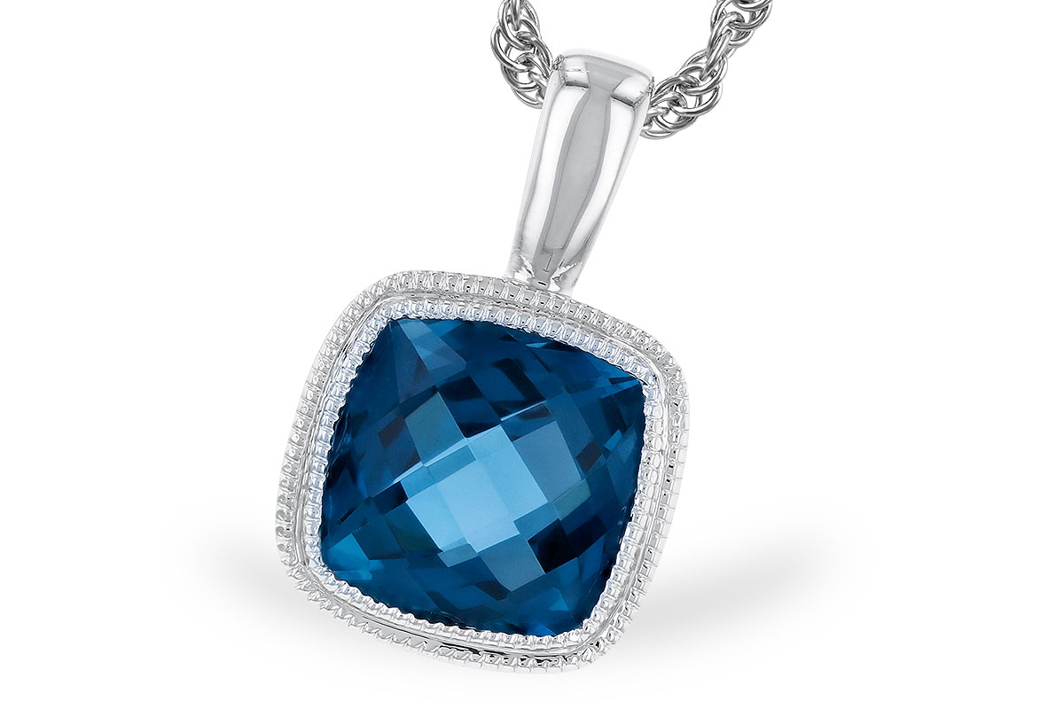 A301-50368: NECKLACE 1.10 CT LONDON BLUE TOPAZ