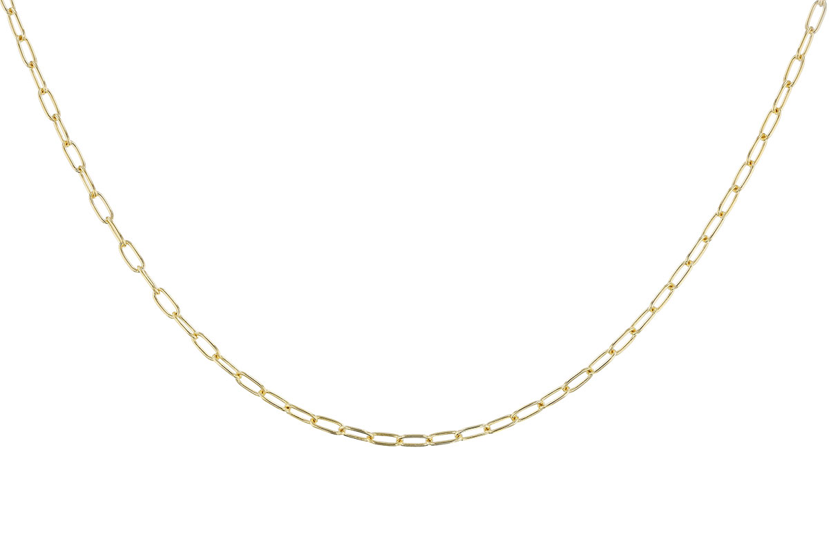 A301-51322: PAPERCLIP SM (20IN, 2.40MM, 14KT, LOBSTER CLASP)