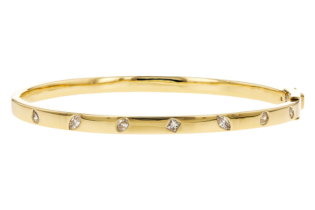A301-52222: BANGLE .35 TW FANCY CUT DIAMONDS