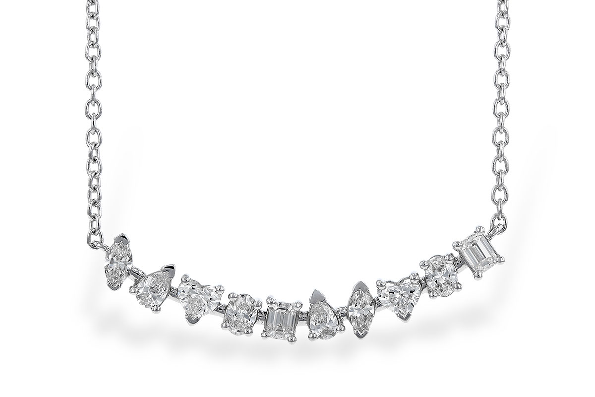 A301-52231: NECKLACE .70 TW FANCY CUT DIAS (18")