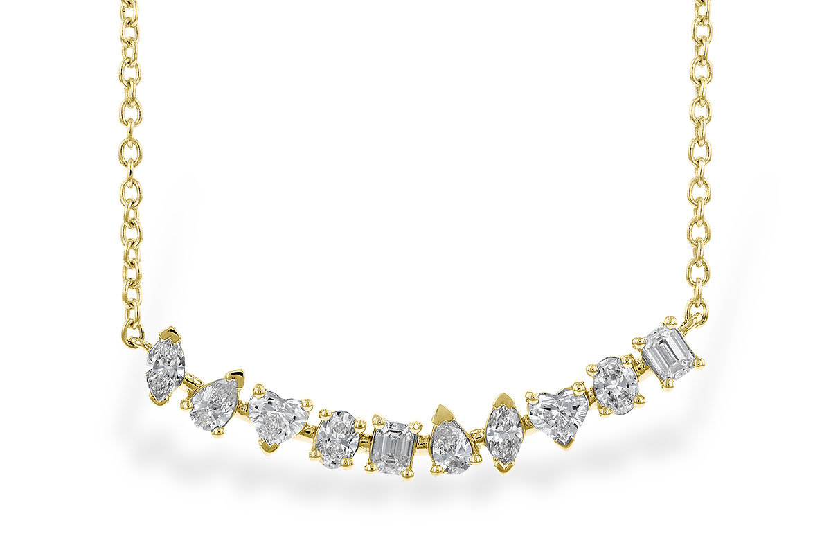 A301-52231: NECKLACE .70 TW FANCY CUT DIAS (18")