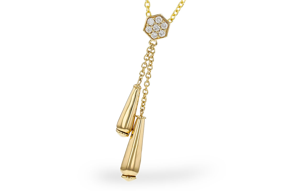 A302-37686: NECKLACE .11 TW