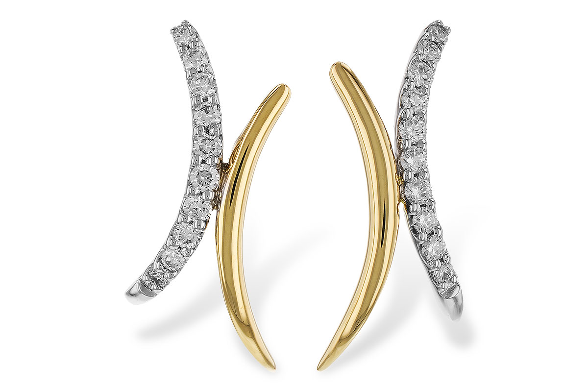 A302-41340: EARRINGS .15 TW