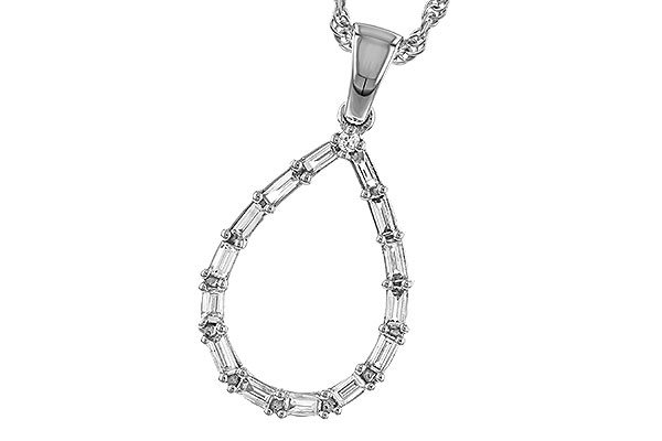 A302-42204: NECKLACE .27 BAG .28 TW