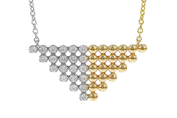 A302-42268: NECKLACE .37 TW (18")