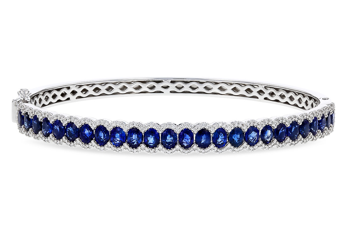 A302-44013: BANGLE 5.09 TW SAPPHIRE 5.65 TGW