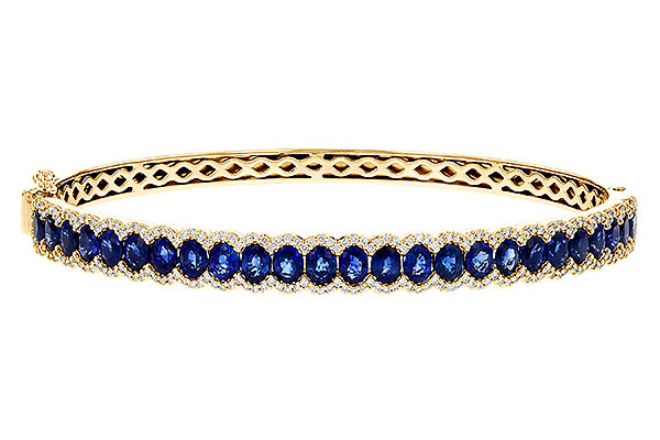 A302-44013: BANGLE 5.09 TW SAPPHIRE 5.65 TGW