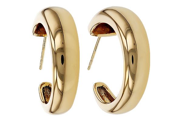 A302-44022: GOLD EARRINGS (20MM)