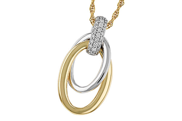 A302-44913: NECKLACE .15 TW