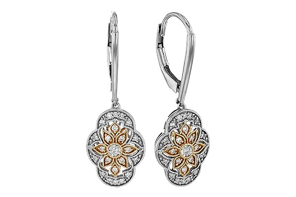 A302-44959: EARRINGS .20 TW