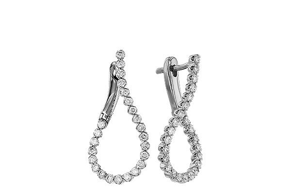 A303-27686: EARRINGS .50 TW