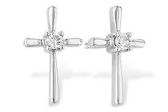 B211-49513: EARRINGS .04 TW