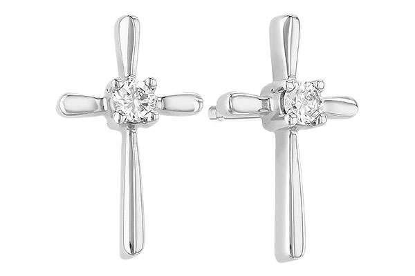 B211-49513: EARRINGS .04 TW