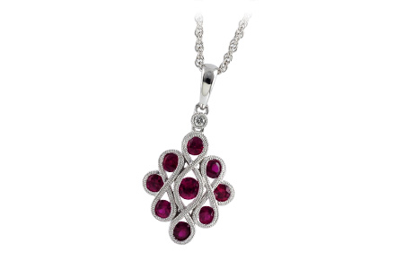 B214-20431: NECK .85 RUBY .87 TGW