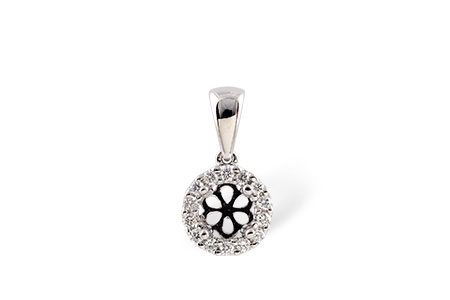B214-22268: SEMI PENDANT .10 TW