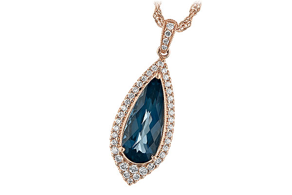 B216-94013: NECK 2.40 LONDON BLUE TOPAZ 2.65 TGW