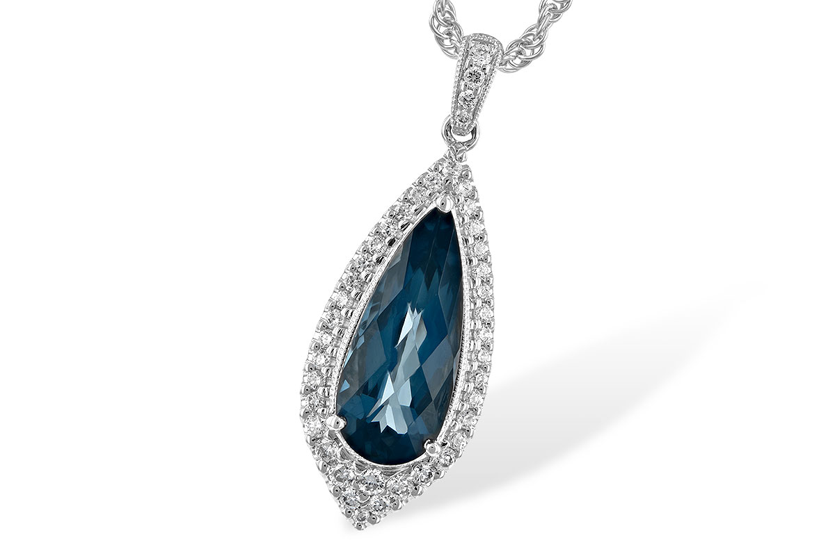 B216-94013: NECK 2.40 LONDON BLUE TOPAZ 2.65 TGW