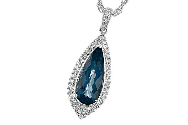 B216-94013: NECK 2.40 LONDON BLUE TOPAZ 2.65 TGW