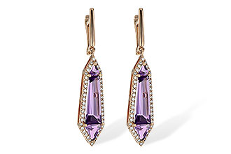 B217-82268: EARR 4.05 AMETHYST 4.47 TGW