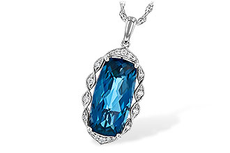 B217-83095: NECK 6.70 LONDON BLUE TOPAZ 6.81 TGW