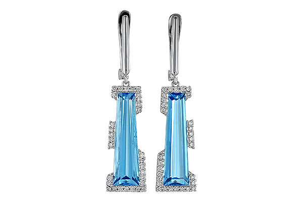 B217-83168: EARR 6.12 TW BLUE TOPAZ 6.33 TGW