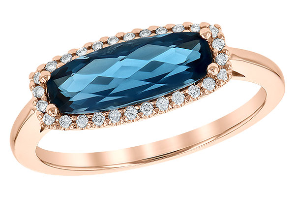 B217-86804: LDS RG 1.79 LONDON BLUE TOPAZ 1.90 TGW