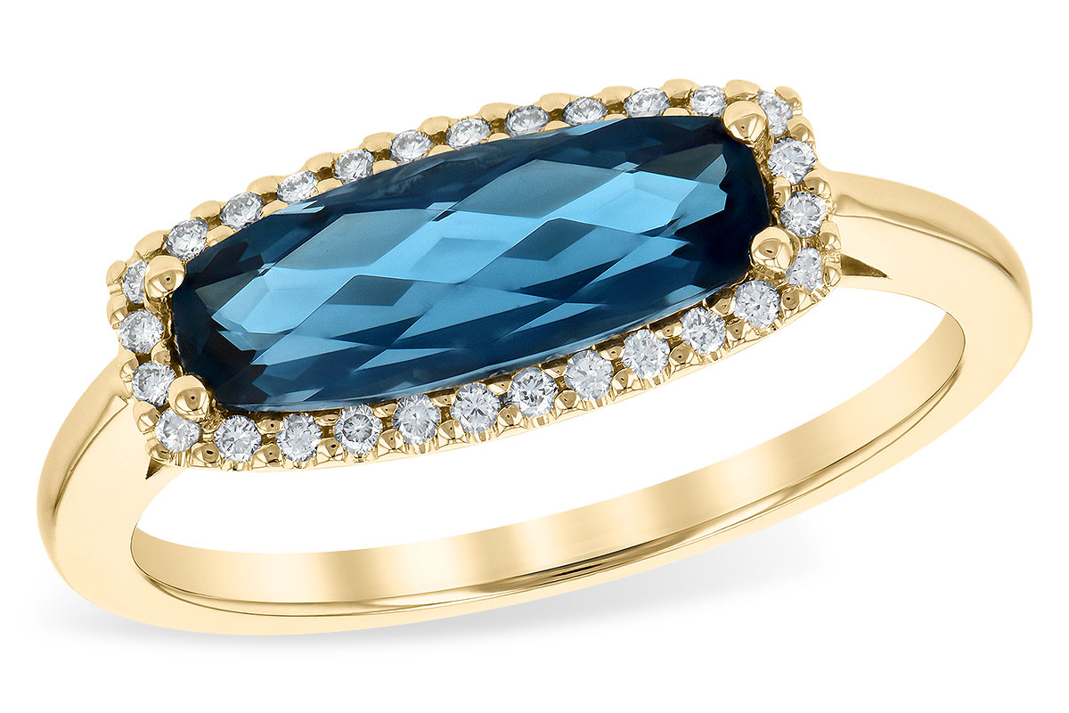 B217-86804: LDS RG 1.79 LONDON BLUE TOPAZ 1.90 TGW