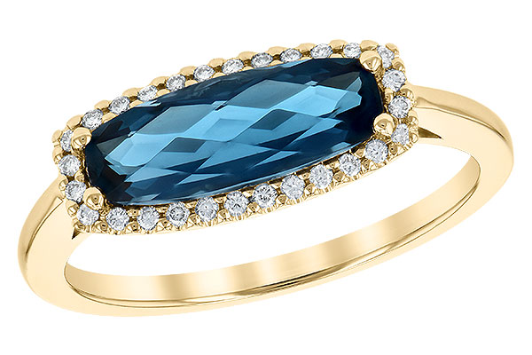 B217-86804: LDS RG 1.79 LONDON BLUE TOPAZ 1.90 TGW