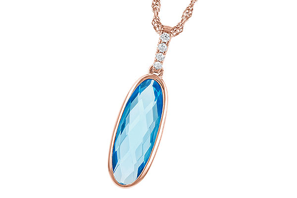 B300-57695: NECK 1.90 BLUE TOPAZ 1.93 TGW