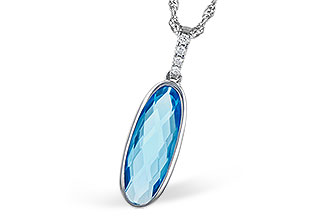 B300-57695: NECK 1.90 BLUE TOPAZ 1.93 TGW