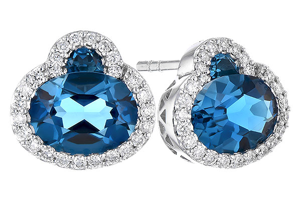 B300-61304: EARR 2.60 TW LONDON BLUE TOPAZ 2.81 TGW