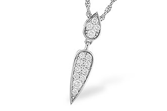 B300-63168: NECKLACE .25 TW