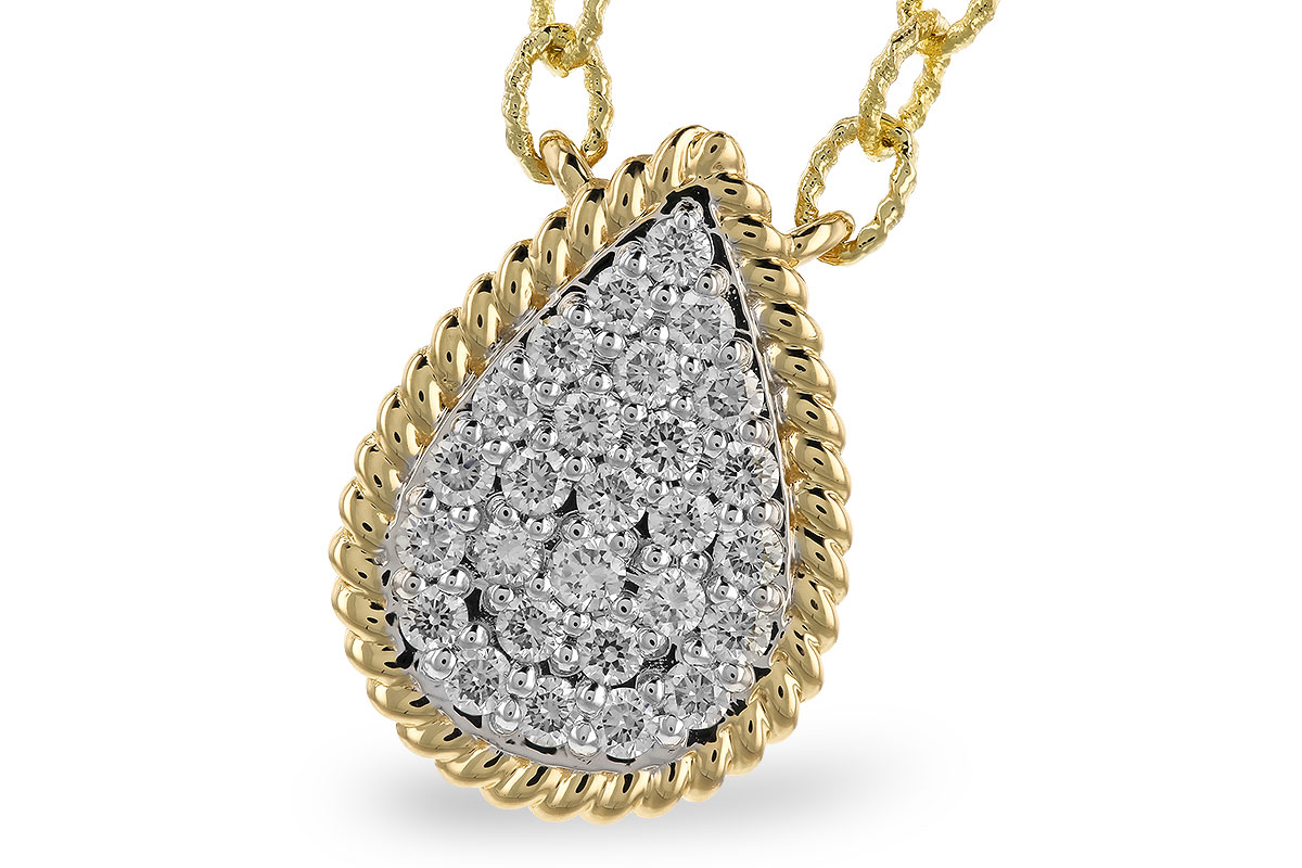 B301-53140: NECKLACE .32 TW (18")