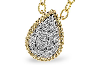B301-53140: NECKLACE .32 TW (18")