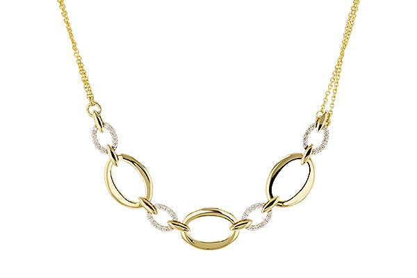 B302-37649: NECKLACE .50 TW (18")