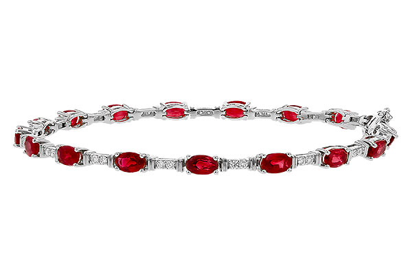B302-38631: BRACELET 4.65 RUBY 4.97 TGW (7")